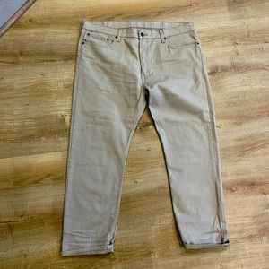 Men’s khaki Levi’s jeans, style, 502 40x30